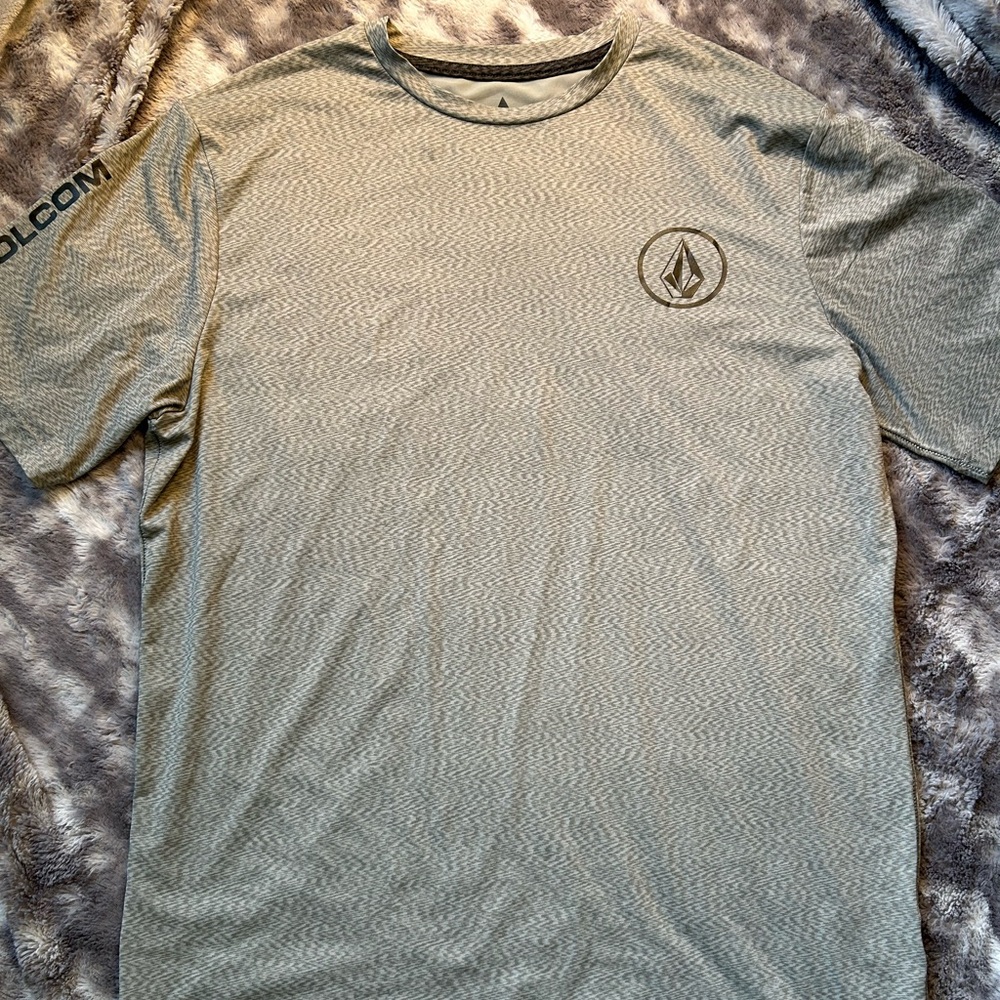 Volcom Light Gray Short Sleeve Tee